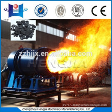 Rotary coal powder burner for drying sludge
